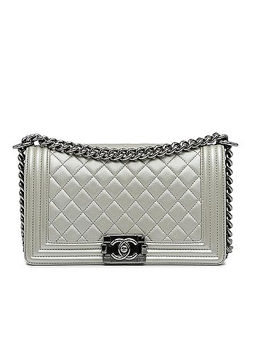 Chanel Old Medium Quilted Caviar Boy Flap (view 1)