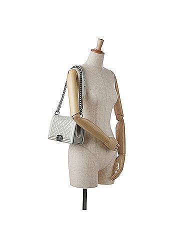 Chanel Old Medium Quilted Caviar Boy Flap (view 2)