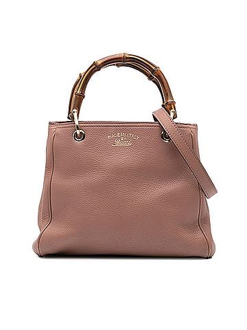 Gucci Small Calfskin Bamboo Shopper Satchel (view 1)