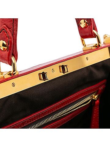 Miu Miu Nappa Frame Lux Top Handle (view 2)