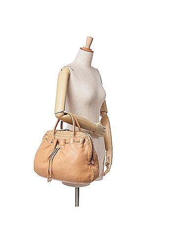 Bottega Veneta Intrecciato Trimmed Leather Handbag (view 2)