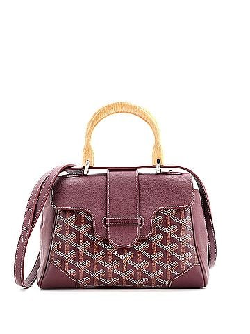 Goyard Saigon Top Handle Bag Coated Canvas with Leather Mini (view 1)
