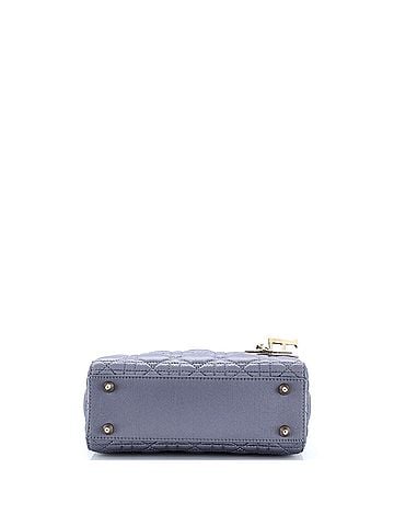 Christian Dior My ABCDior Lady Dior Bag Cannage Quilt Satin with Crystal Charms (view 2)