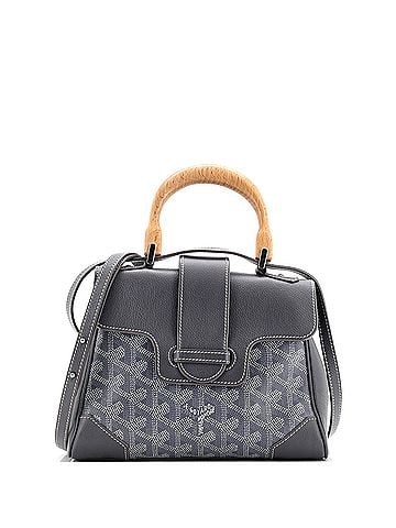 Goyard Saigon Top Handle Bag Coated Canvas with Leather Mini (view 1)