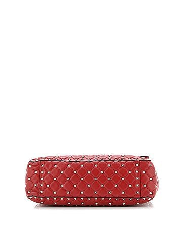 Valentino Garavani Rockstud Spike Flap Bag Quilted Leather Large (view 2)