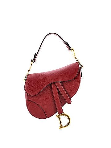 Christian Dior Saddle Handbag Leather Mini (view 1)