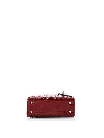 Christian Dior Lady Dior Chain Bag Cannage Quilt Patent Mini (view 2)