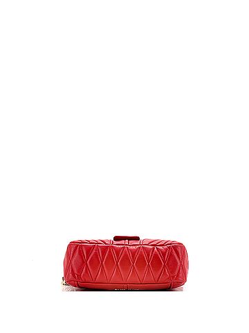 Miu Miu Biker Chain Shoulder Bag Matelasse Leather (view 2)