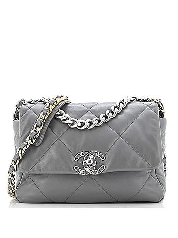 Chanel 19 Flap Bag Quilted Leather Medium (view 1)