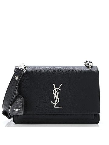 Saint Laurent Sunset Satchel Leather Medium (view 1)