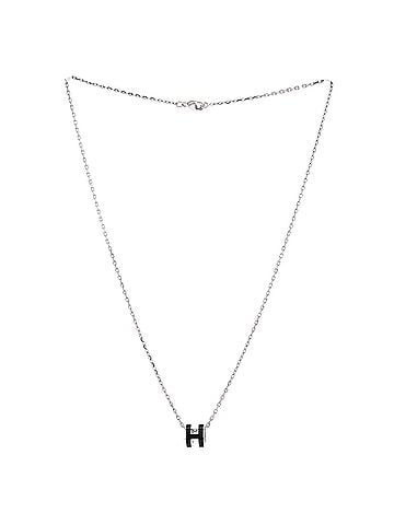Hermès Pop H Pendant Chain Necklace Metal and Enamel Mini (view 2)