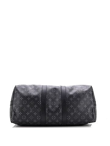 Louis Vuitton Keepall Bandouliere Bag Monogram Eclipse Canvas 45 (view 2)