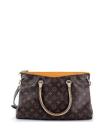 Louis Vuitton Pallas Tote Monogram Canvas with Leather (view 1)
