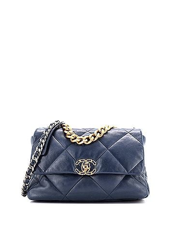 Chanel 19 Flap Bag Quilted Leather Large (view 1)