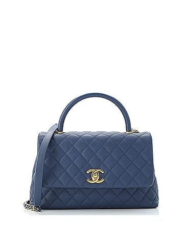 Chanel Coco Top Handle Bag Quilted Caviar Small (view 1)