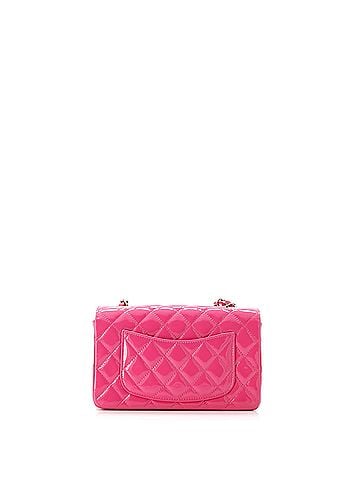 Chanel Classic Single Flap Bag Quilted Patent Mini (view 2)