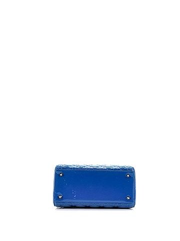 Christian Dior Lady Dior Bag Cannage Quilt Patent Medium (view 2)
