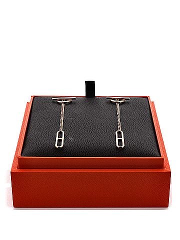 Hermès Echappee Drop Earrings 18K Rose Gold (view 2)