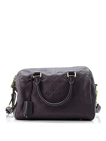 Louis Vuitton Speedy Bandouliere Bag Monogram Empreinte Leather 25 (view 1)