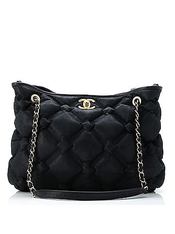Chanel Chesterfield Chain Tote Quilted Iridescent Calfskin Medium (view 1)