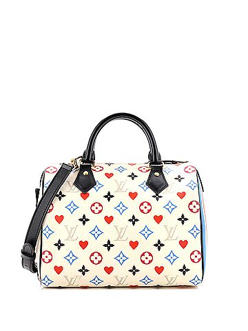 Louis Vuitton Speedy Bandouliere Bag Limited Edition Game On Multicolor Monogram 25 (view 1)