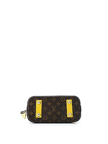Louis Vuitton Alma Handbag Limited Edition Metallic Monogram Vernis and Monogram Canvas BB (view 2)