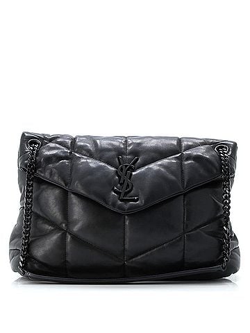 Saint Laurent Loulou Puffer Shoulder Bag Quilted Leather Medium (view 1)
