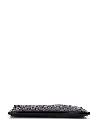 Chanel O Case Clutch Quilted Lambskin Large (view 2)