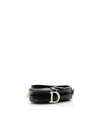 Christian Dior Saddle Handbag Leather Mini (view 2)
