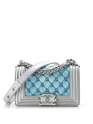 Chanel Boy Flap Bag Quilted Holographic PVC Small (view 1)