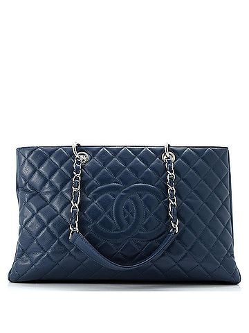 Chanel Grand Shopping Tote Quilted Caviar XL (view 1)