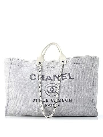 Chanel Deauville Tote Raffia XL (view 1)