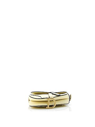 Christian Dior Saddle Handbag Leather Mini (view 2)