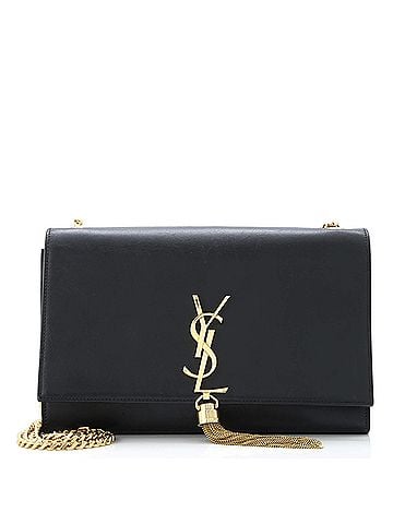 Saint Laurent Classic Monogram Tassel Crossbody Bag Leather Medium (view 1)