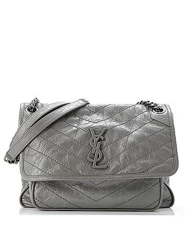 Saint Laurent Niki Chain Flap Bag Matelasse Chevron Leather Medium (view 1)