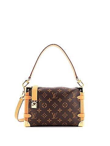 Louis Vuitton Side Trunk Handbag Monogram Canvas MM (view 1)
