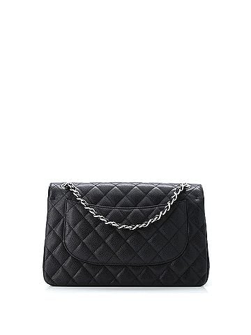 Chanel Classic Double Flap Bag Quilted Caviar Jumbo (view 2)