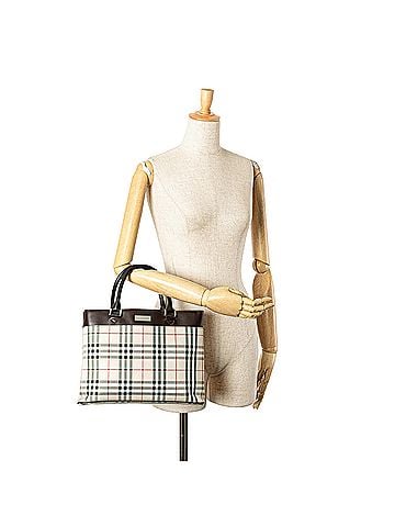 Burberry House Check Canvas Tote (view 2)