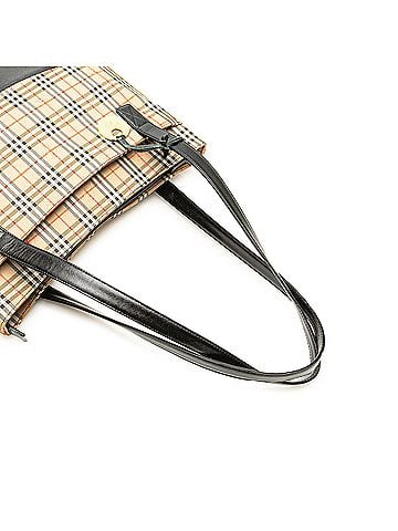 Burberry Haymarket Check Canvas Tote (view 2)