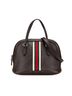 Gucci 100% Leather Brown Mini Leather Web Dome Satchel One size - photo 1