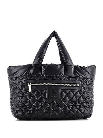 Chanel Coco Cocoon Zipped Tote Quilted Nylon Large (view 1)