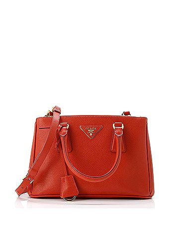 Prada Double Zip Lux Tote Saffiano Leather Mini (view 1)
