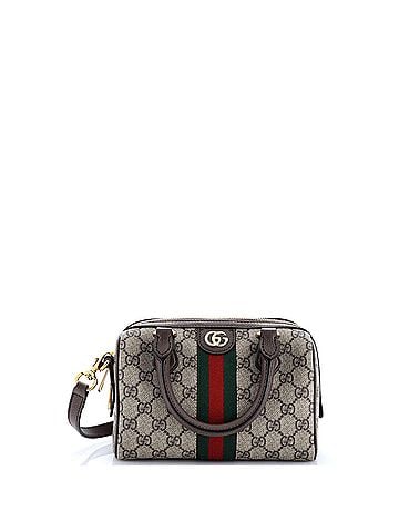 Gucci Ophidia Convertible Boston Bag GG Coated Canvas Mini (view 1)