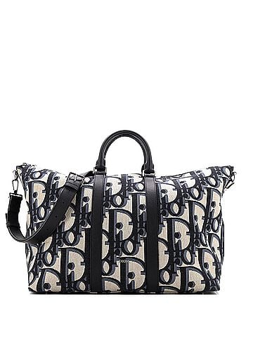 Christian Dior Weekender Convertible Tote Maxi Oblique Canvas 40 (view 1)