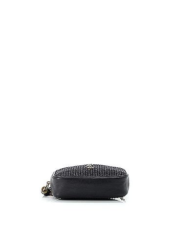 Saint Laurent Lou Camera Bag Woven Raffia Mini (view 2)