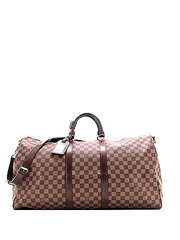 Louis Vuitton Keepall Bandouliere Bag Damier 55 (view 1)