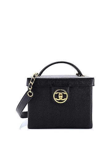 Chanel Vintage Vanity Case Caviar Small (view 1)