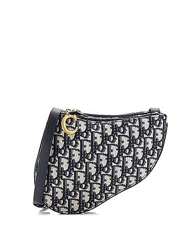 Christian Dior Saddle Triple Zip Crossbody Pouch Oblique Canvas (view 1)