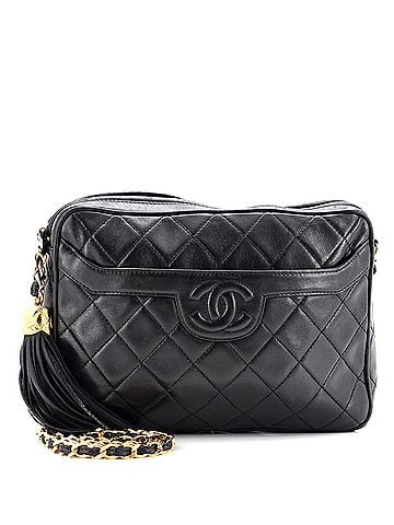 Chanel Vintage Front Pocket Camera Bag Quilted Lambskin Medium (view 1)