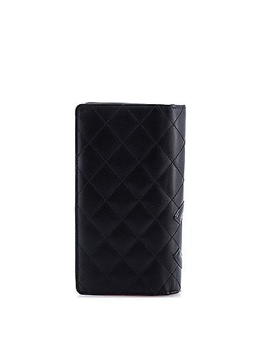 Chanel Cambon Bifold Wallet Quilted Lambskin Long (view 2)